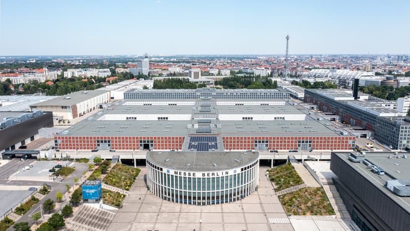 Messe Düsseldorf exhibition centre exterior